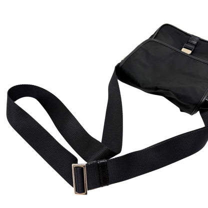 Prada Shoulder Bag Black Nylon Saffiano — view 5