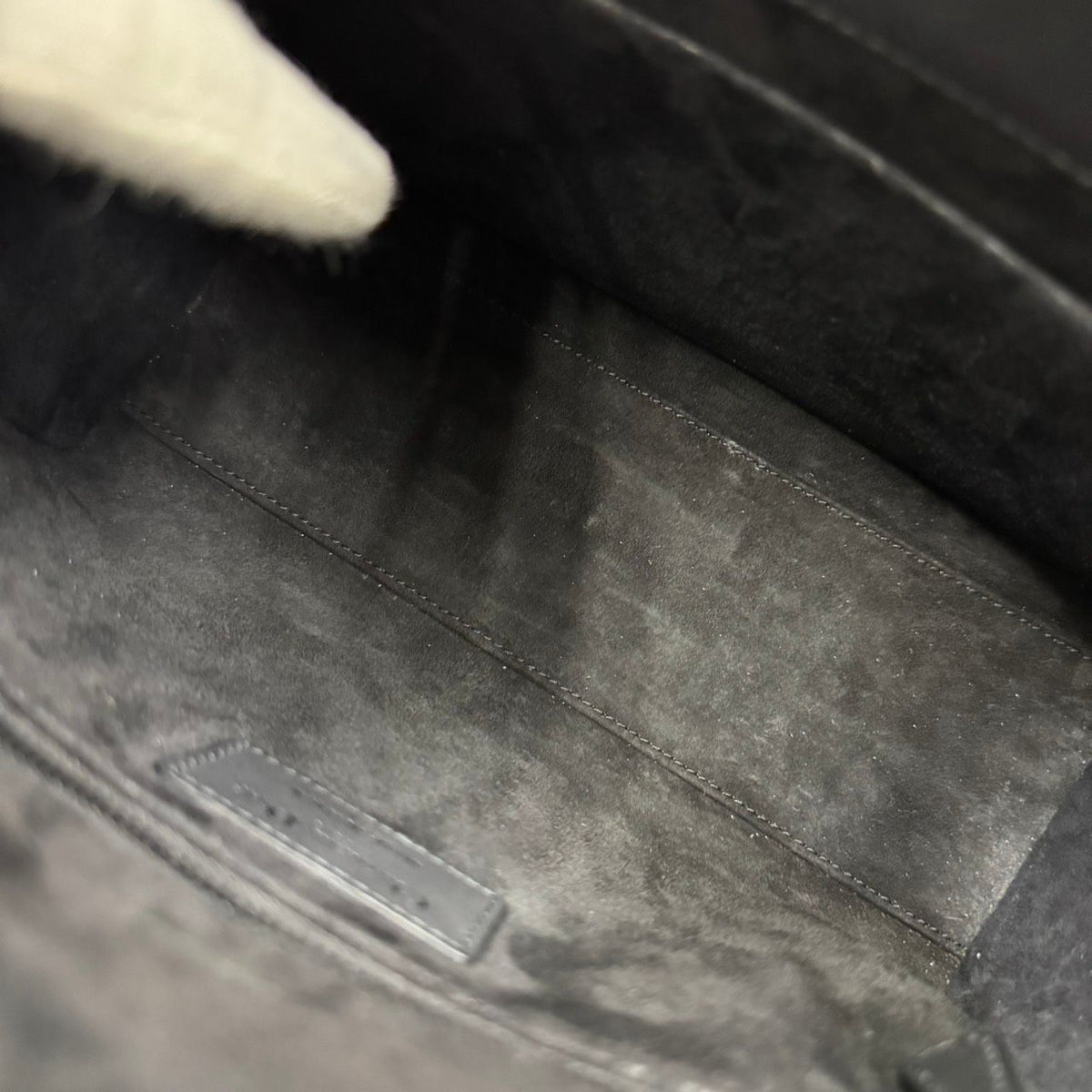 Dior Ultra Matte Lady Dior Cannage Medium Bag Calfskin Black — view 7