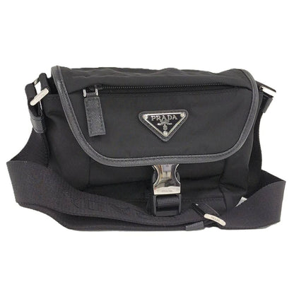 Prada Re-Nylon Shoulder Bag Nylon Black