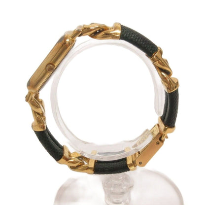 Loewe Vintage Watch Bracelet Square 3 Needle Analog Quartz Dial White Gold — view 2