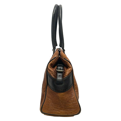 Fendi Handbag Etnico Brown Dark Leather — view 2