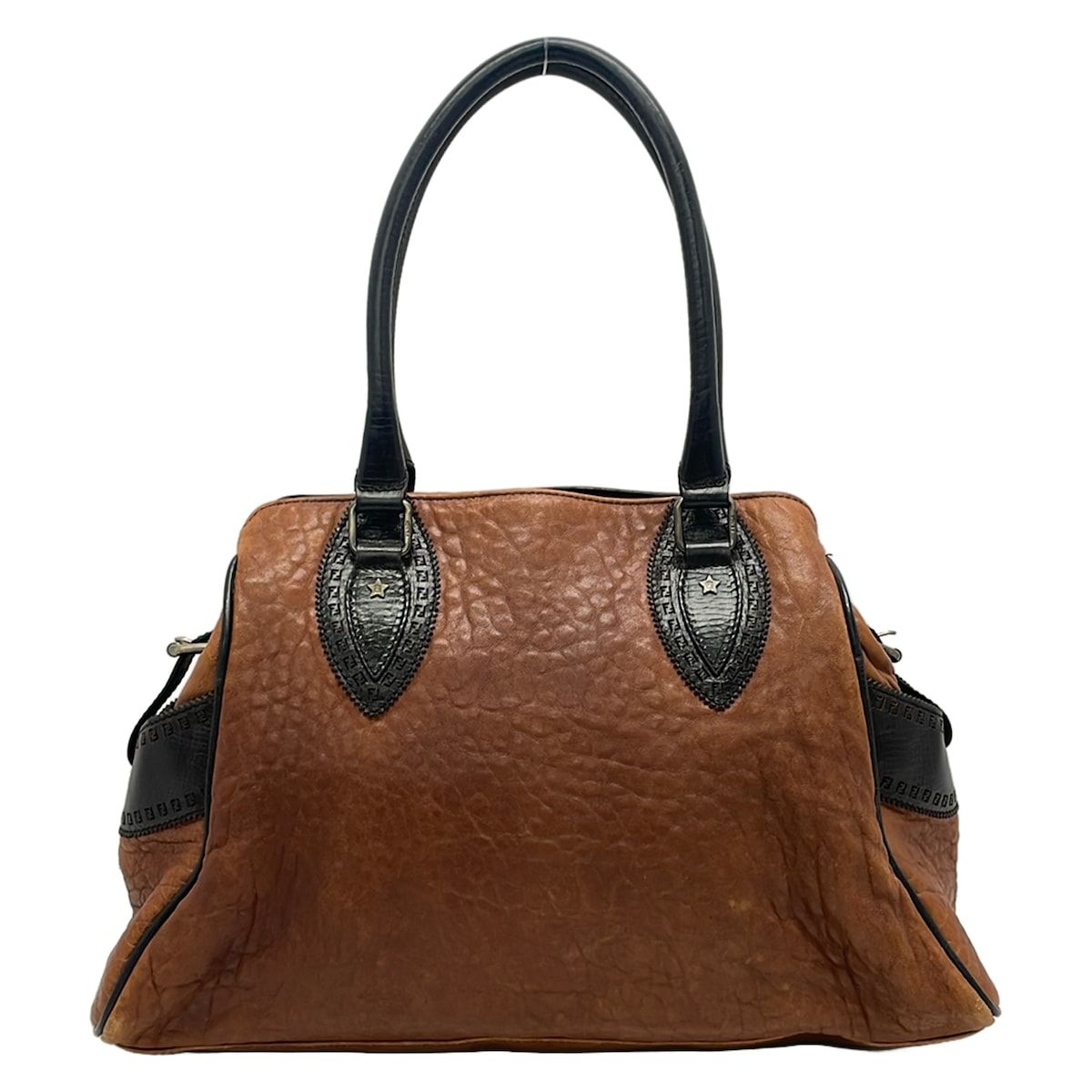 Fendi Handbag Etnico Brown Dark Leather — view 3