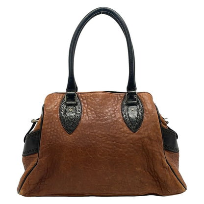 Fendi Handbag Etnico Brown Dark Leather — view 3