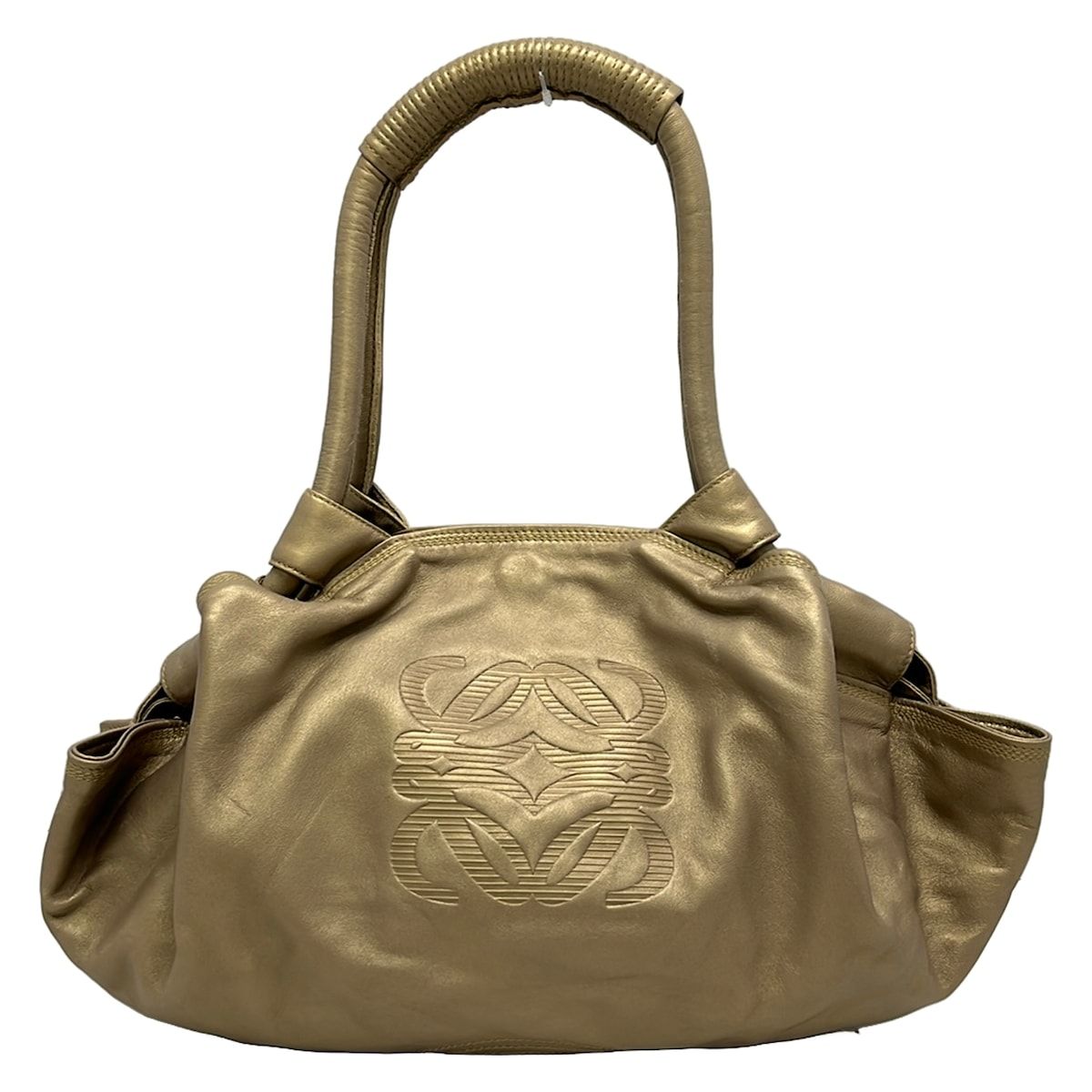 Loewe Handbag Nappa Aire Gold Leather