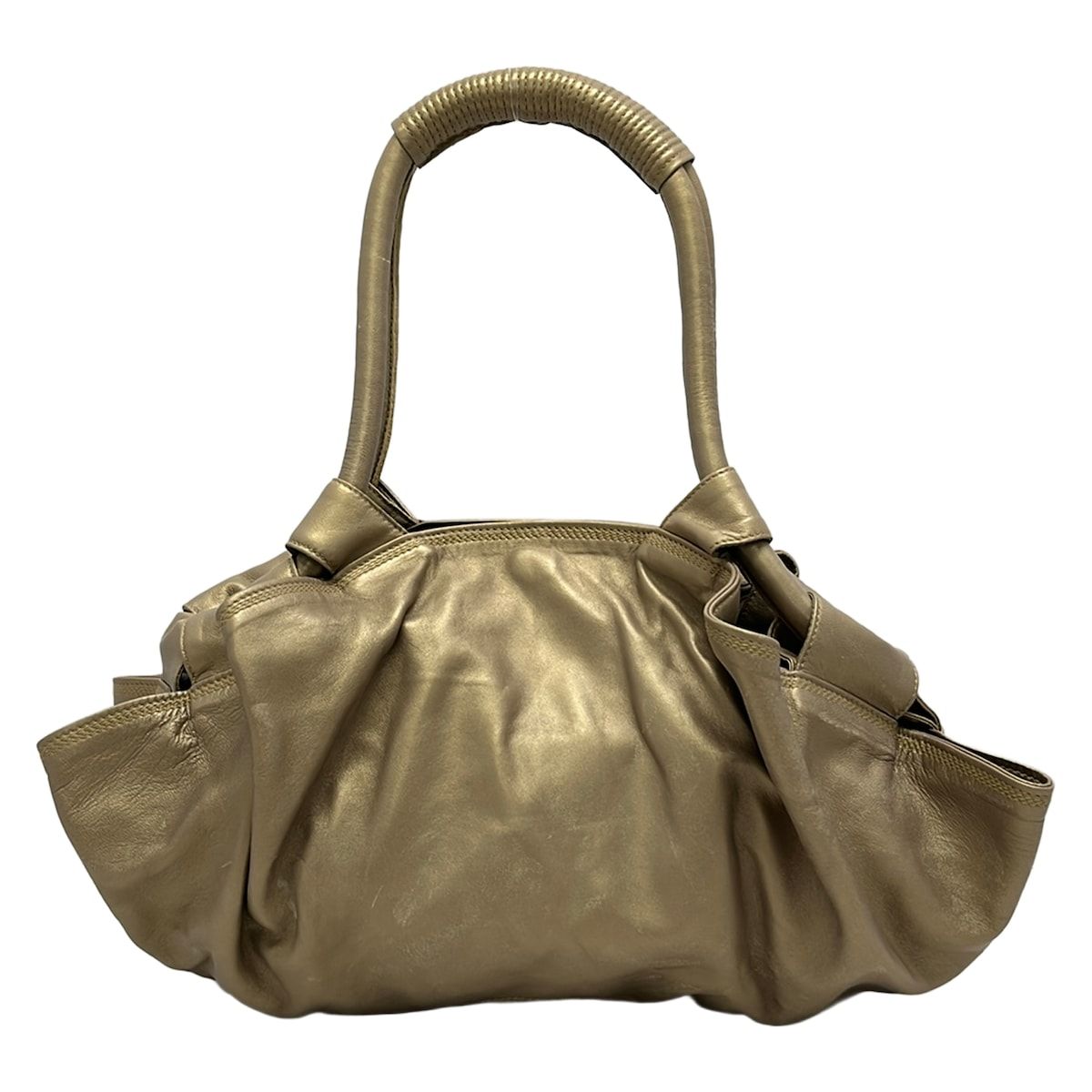Loewe Handbag Nappa Aire Gold Leather — view 3