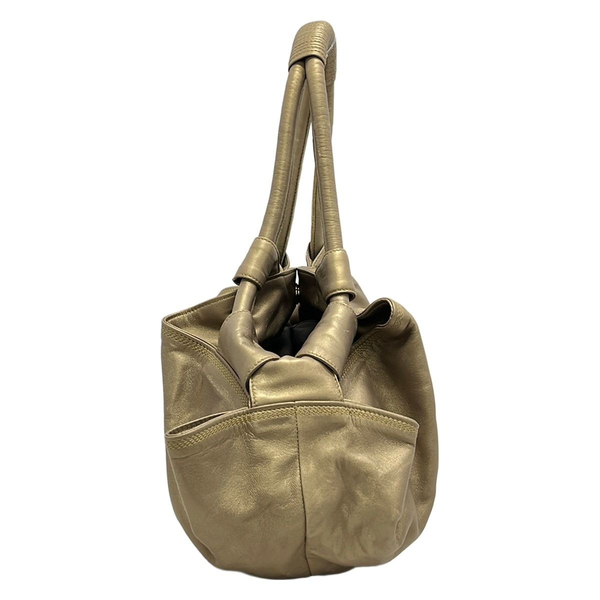 Loewe Handbag Nappa Aire Gold Leather — view 2