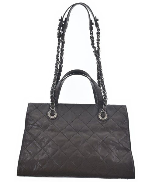 Chanel Matelasse Caviar Leather CC Logo 2-Way Bag Brown — view 2