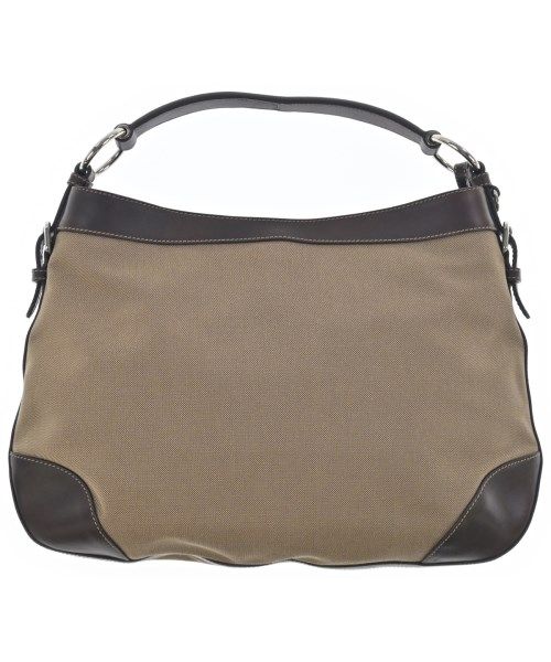 Prada Logo Jacquard Handbag Beige — view 2