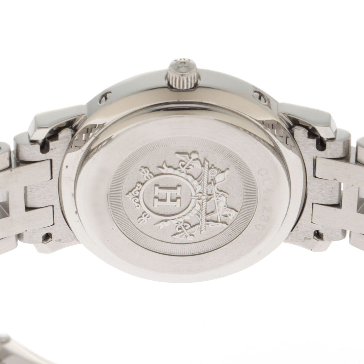 Hermes Clipper Nacre Watch Stainless Steel Shell — view 5