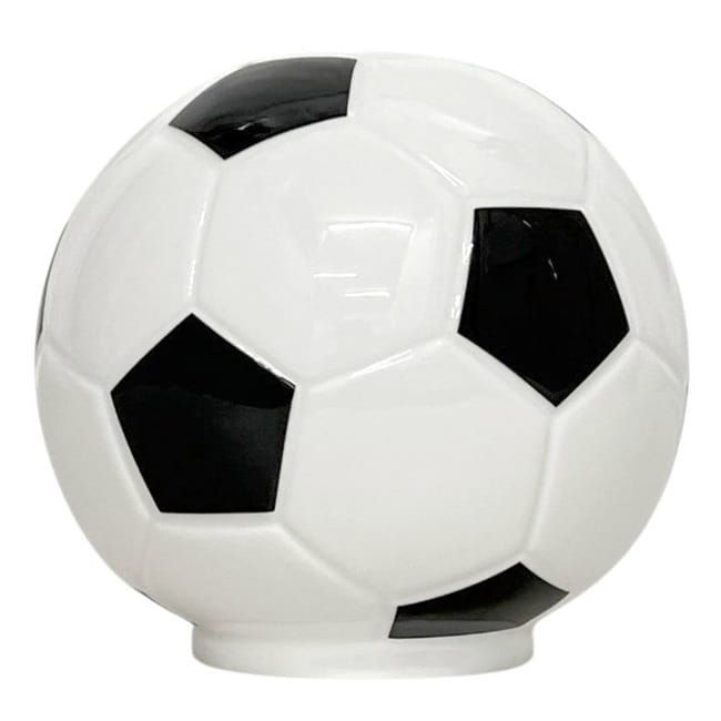Tiffany & Co Savings Soccer Ball Baby Bank Ceramic White Interior — view 2