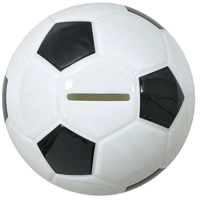 Tiffany & Co Savings Soccer Ball Baby Bank Ceramic White Interior — view 3