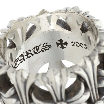 Chrome Hearts Cemetery Cross Silver Ring — view 4