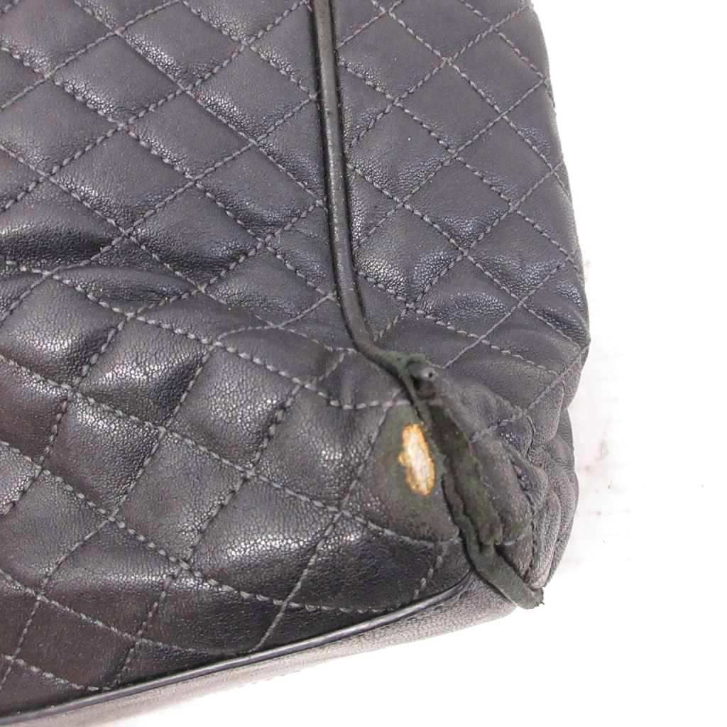 Dolce & Gabbana Tote Bag Shoulder Leather Quilted Chain Black — view 5
