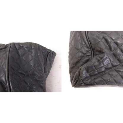 Dolce & Gabbana Tote Bag Shoulder Leather Quilted Chain Black — view 8