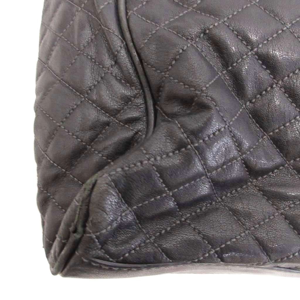 Dolce & Gabbana Tote Bag Shoulder Leather Quilted Chain Black — view 6