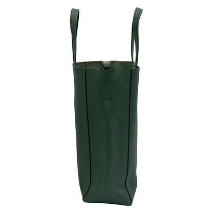 Celine Tote Bag Vertical Cabas Mall Green Leather — view 2