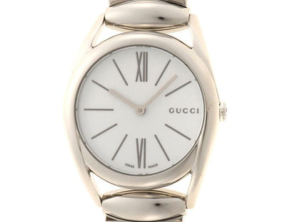 Gucci Horsebit 140.5 Watch Stainless Steel White Dial Quartz