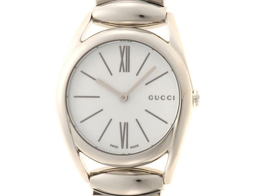 Gucci Horsebit 140.5 Watch Stainless Steel White Dial Quartz