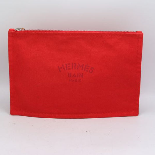 Hermes Yachting Flat Pouch Red Color Case