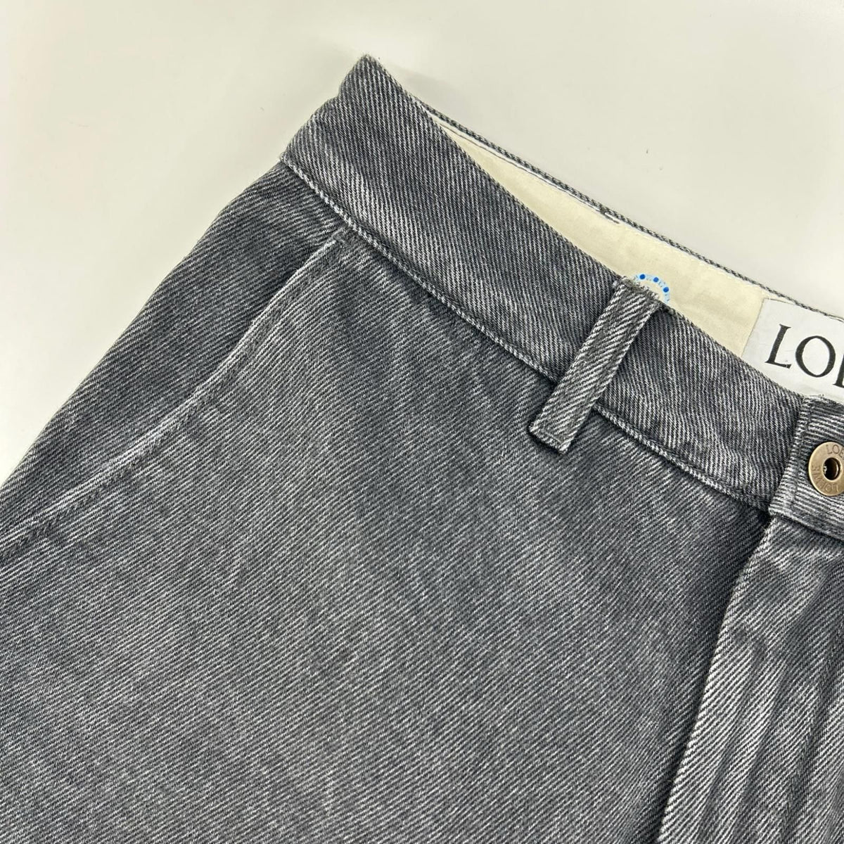 Loewe x Suna Black Back Print Baggy Denim Pants 34 — view 8