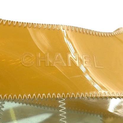 Chanel Patchwork Vinyl Yellow Light Blue Tote Bag — view 4