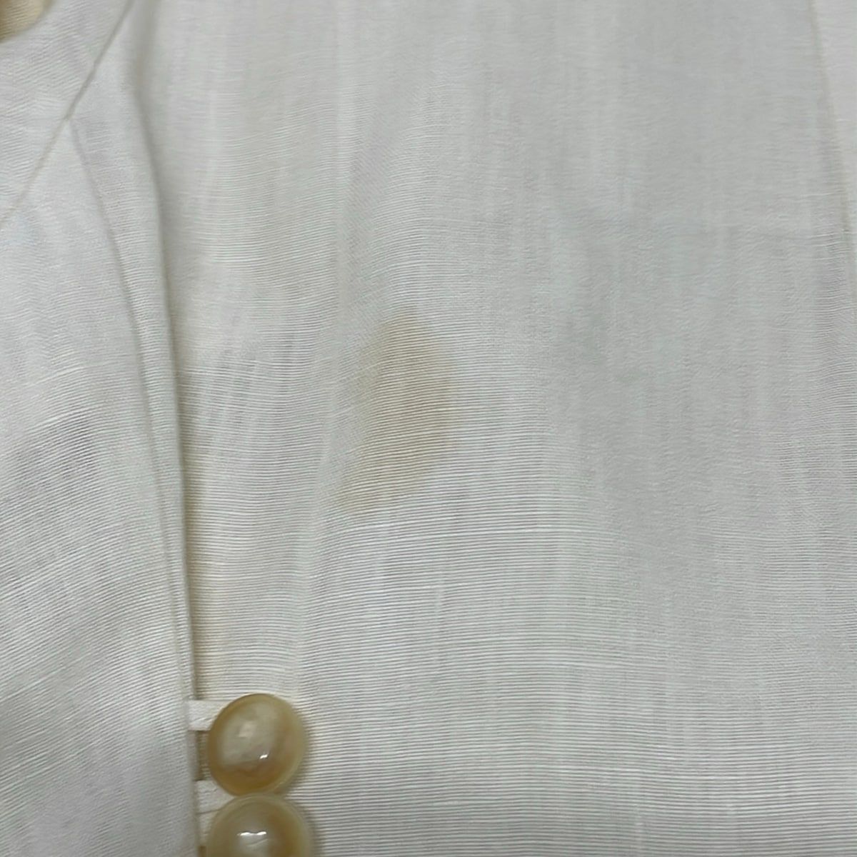 Hermes Skirt Suit Ivory Linen — view 6