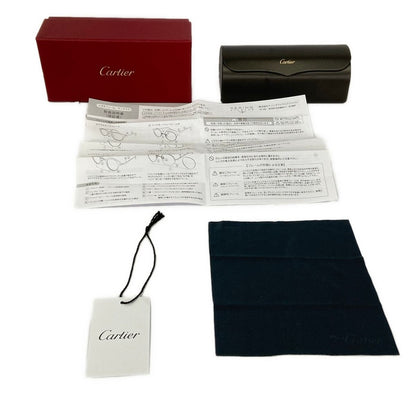 Cartier Sunglasses Bordeaux Black Gold Eyewear — view 5