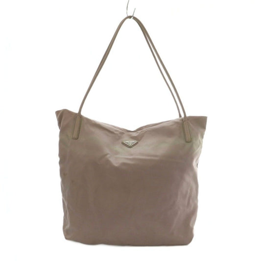Prada Tote Bag Nylon Triangle Plate Lavender