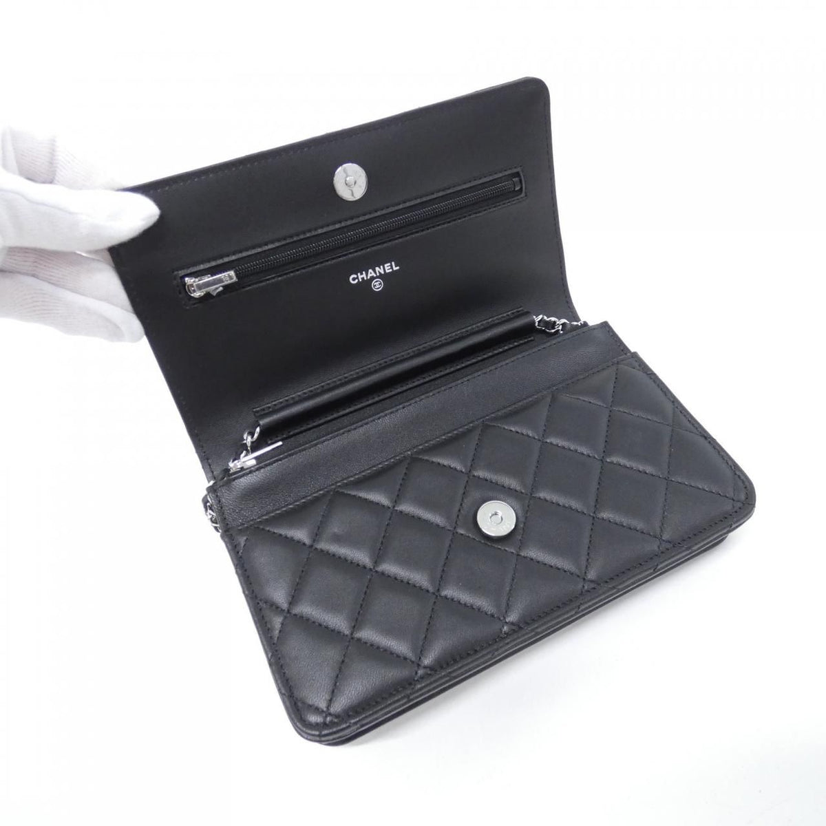 Chanel Timeless Classic Line Chain Wallet Shoulder Bag — view 7