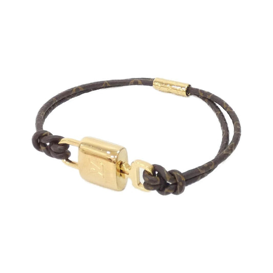 Louis Vuitton Monogram Bracelet LV Padlock 17