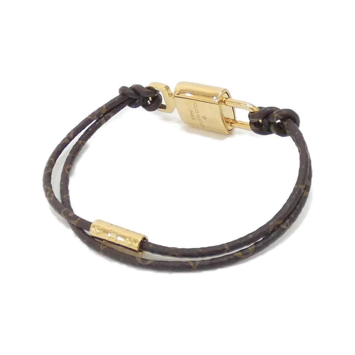 Louis Vuitton Monogram Bracelet LV Padlock 17 — view 2