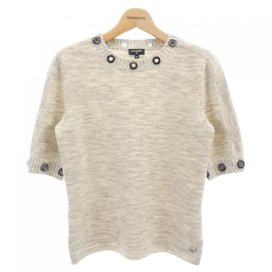 Chanel Knit Sweater Beige