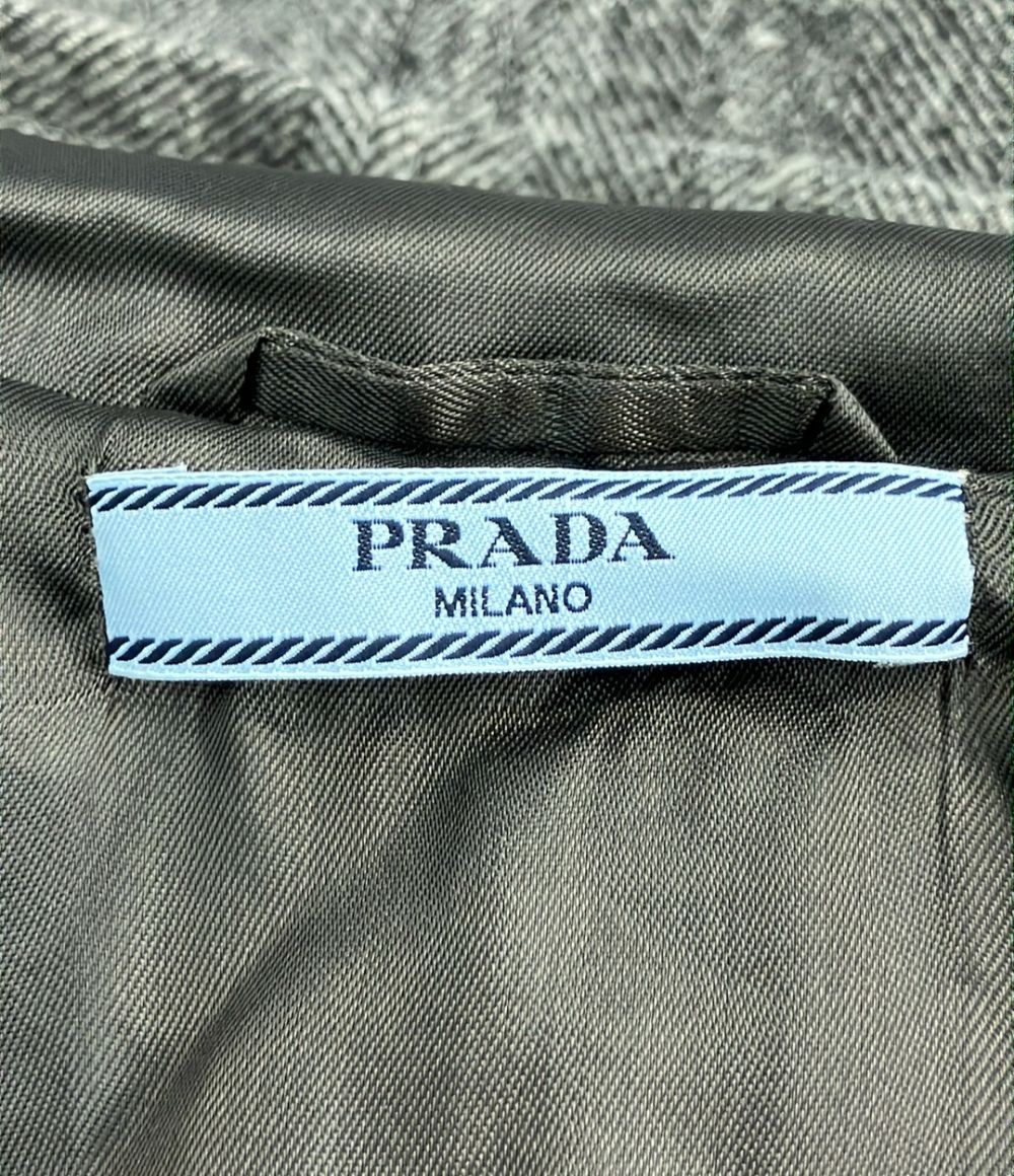 Prada Wool Hooded Pee Coat 42 — view 3