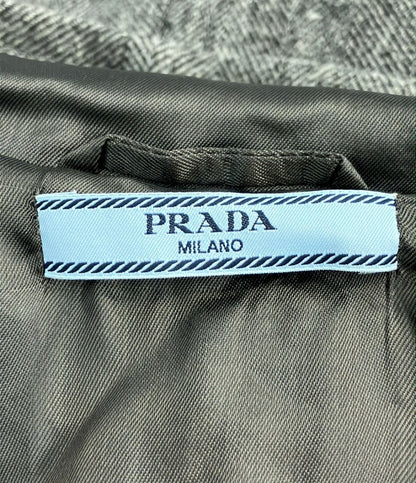 Prada Wool Hooded Pee Coat 42 — view 3