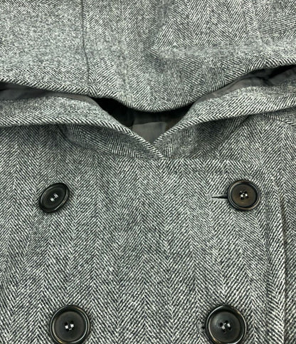Prada Wool Hooded Pee Coat 42 — view 6