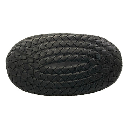 Bottega Veneta Shoulder Bag Intrecciato Black Leather — view 5