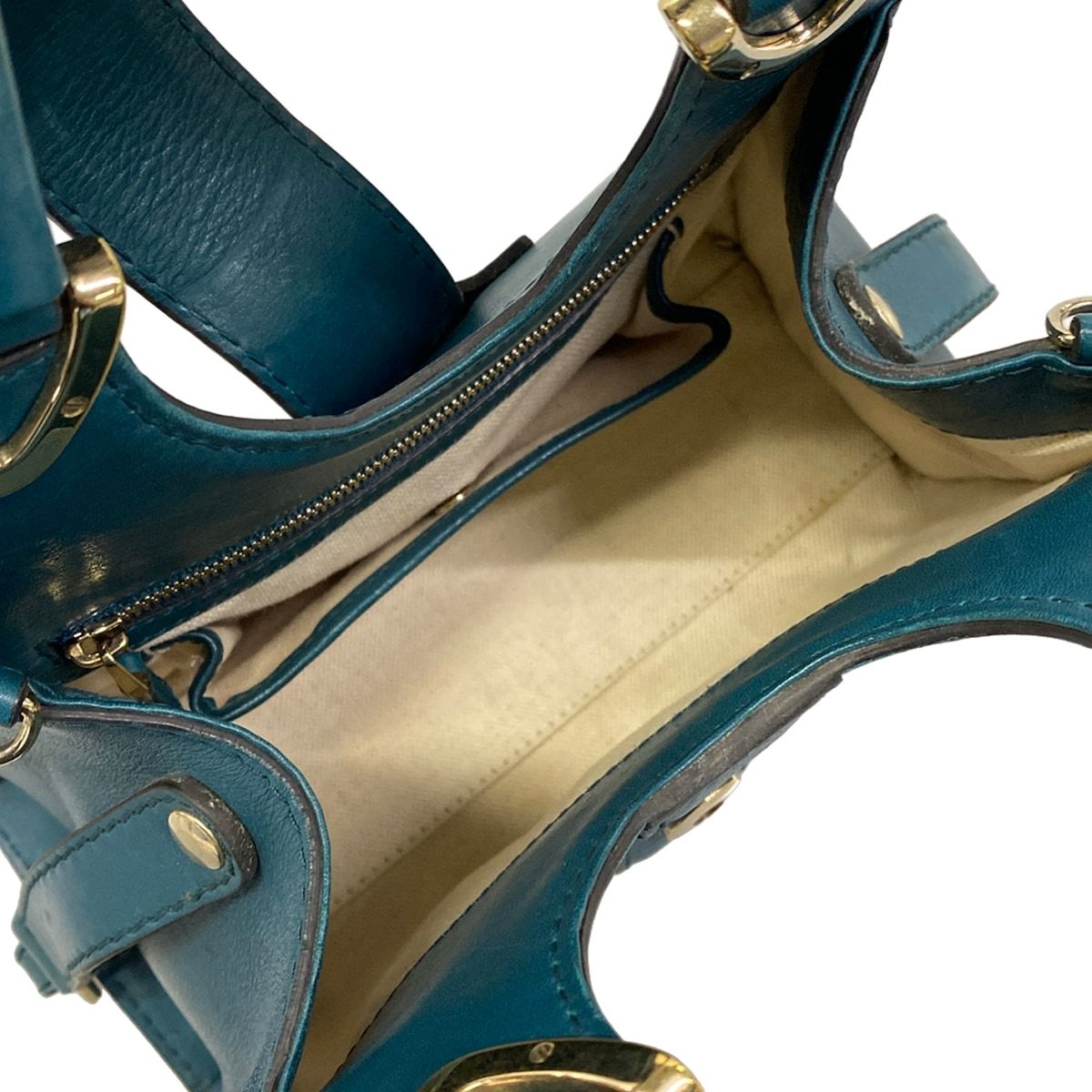 Gucci Handbag Stirrup Blue — view 7