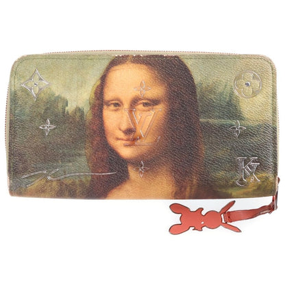 Louis Vuitton Jeff Koons Monogram Clemence Masters Collection Mona Lisa Zippy — view 2