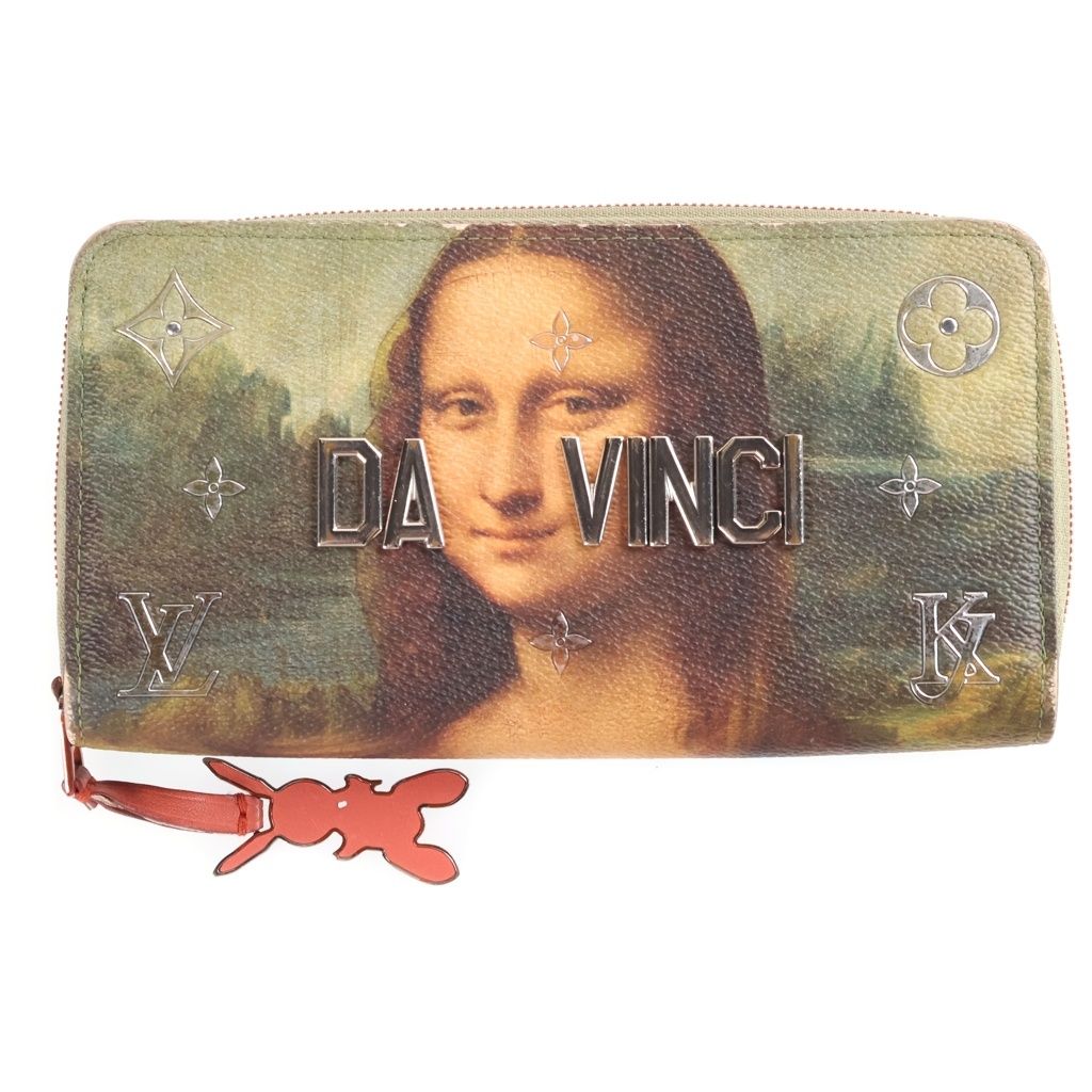 Louis Vuitton Jeff Koons Monogram Clemence Masters Collection Mona Lisa Zippy