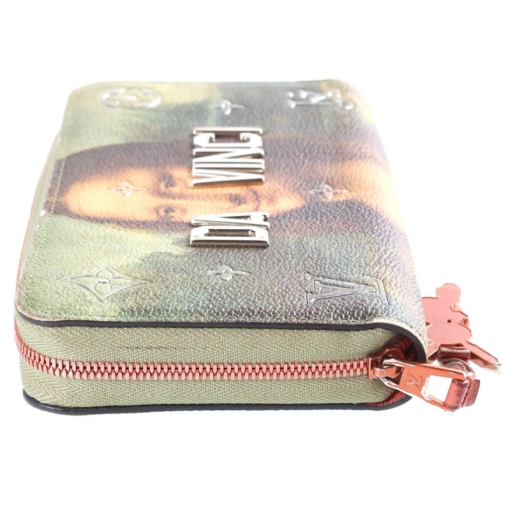 Louis Vuitton Jeff Koons Monogram Clemence Masters Collection Mona Lisa Zippy — view 3