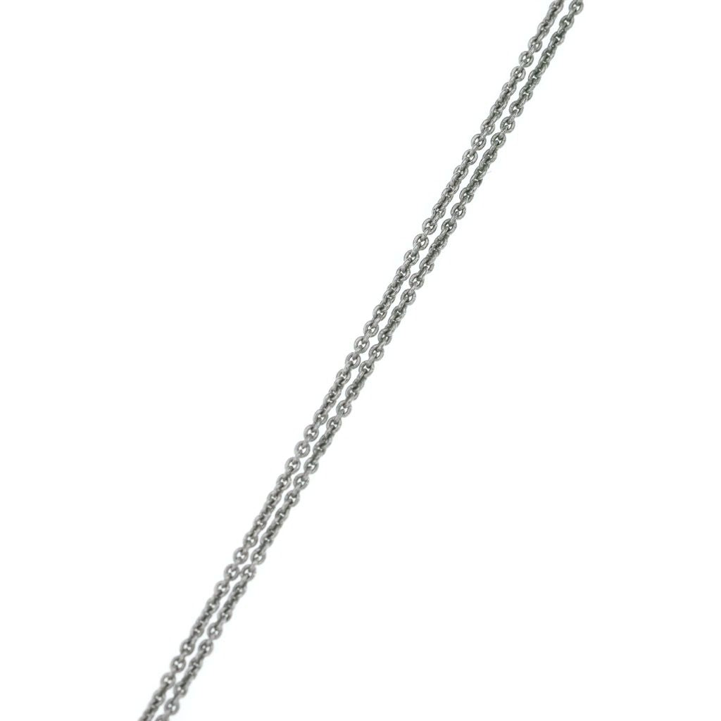 Dior Logo Necklace Metal Silver — view 4