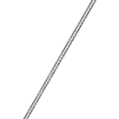 Dior Logo Necklace Metal Silver — view 4