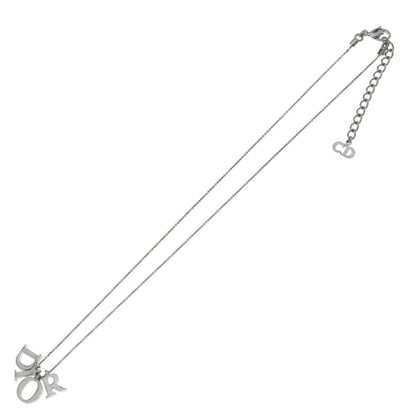 Dior Logo Necklace Metal Silver — view 2