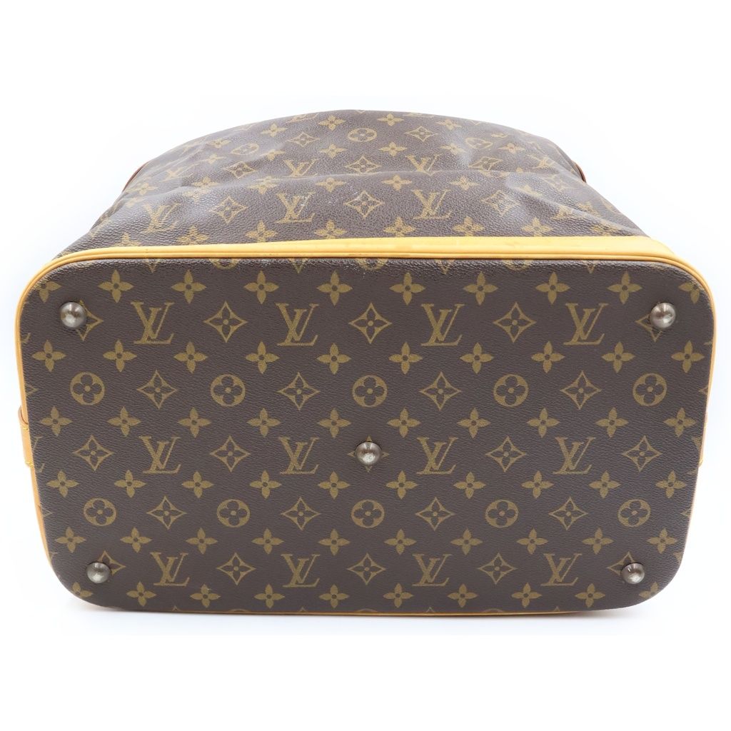 Louis Vuitton Monogram Boston Bag Brown Leather — view 4