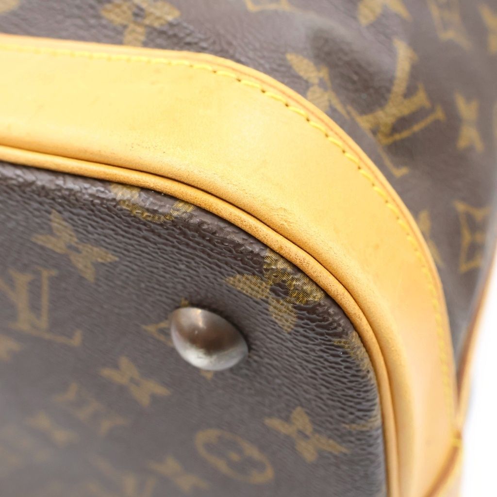 Louis Vuitton Monogram Boston Bag Brown Leather — view 5