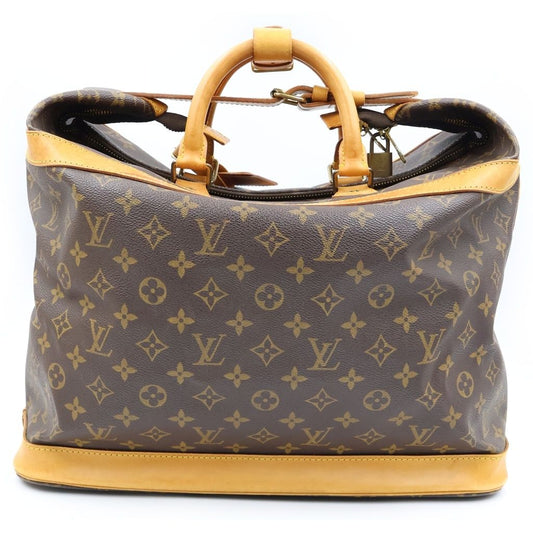 Louis Vuitton Monogram Boston Bag Brown Leather
