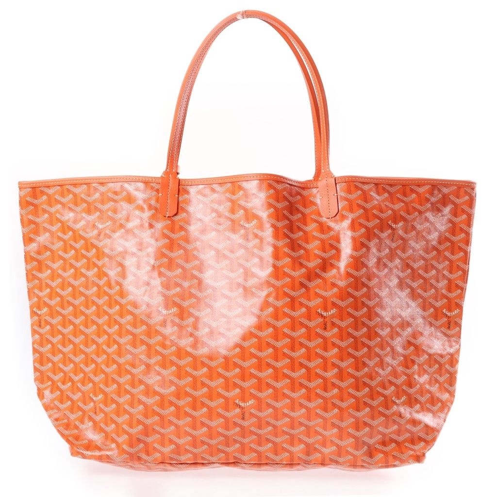 Goyard Saint Louis GM Leather Tote Bag Orange — view 2