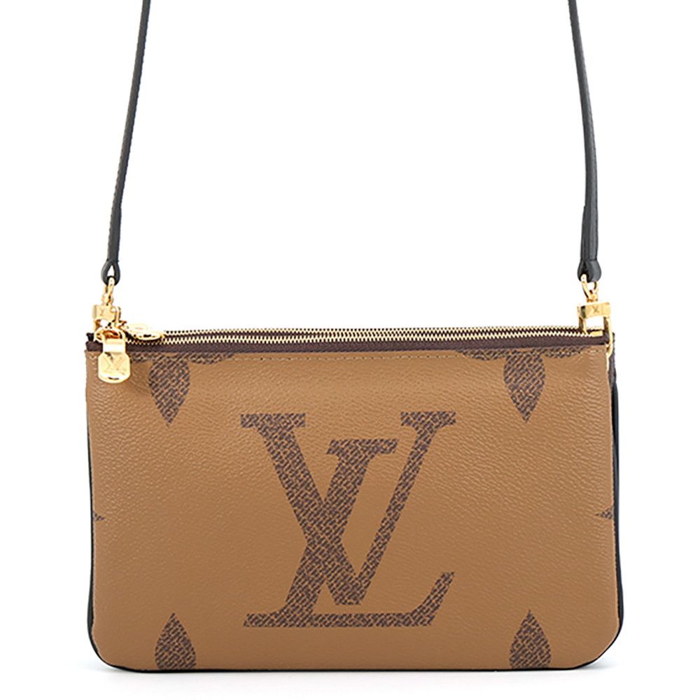 Louis Vuitton Shoulder Bag Monogram Giant Reverse Pochette Double Zip