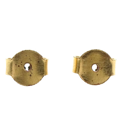 Celine Earrings Triomphe Gold Logo — view 6