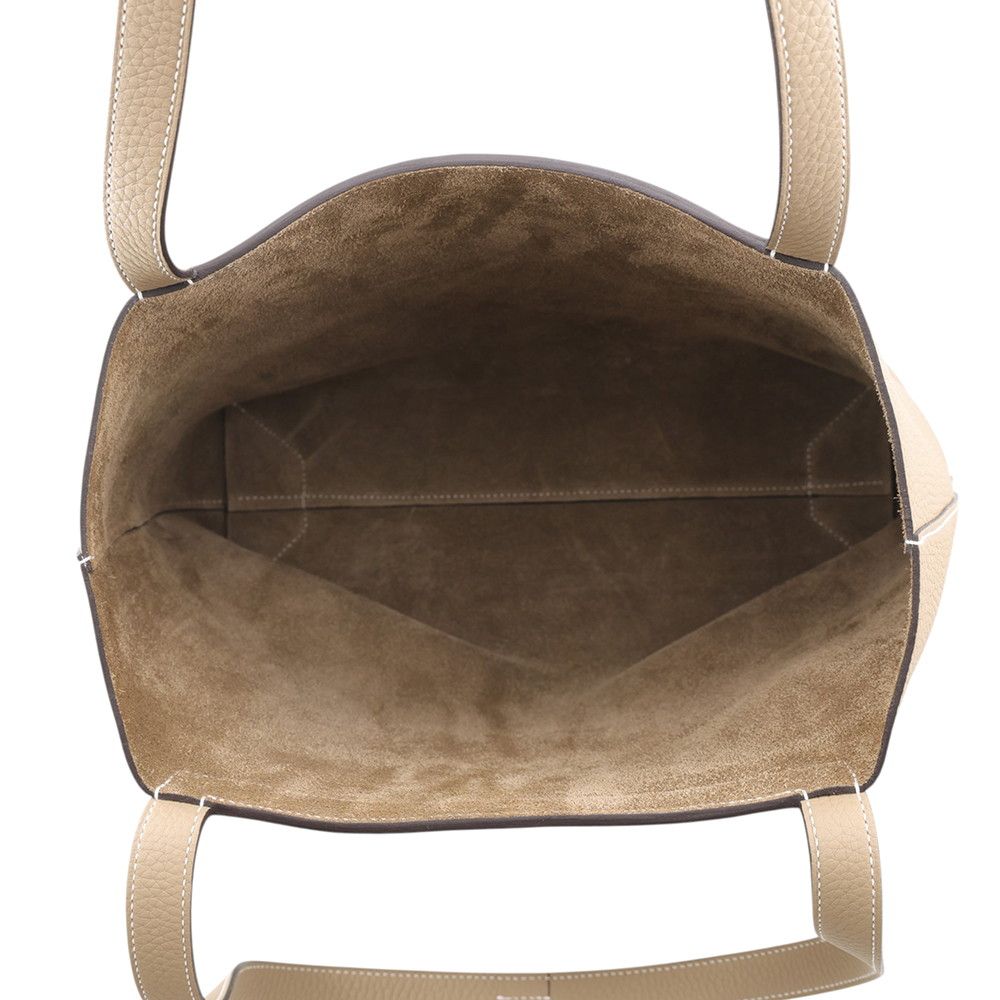 Hermes Tote Bag Cabas Sellier 31 Beige Marfa Taurillon Clemence — view 5